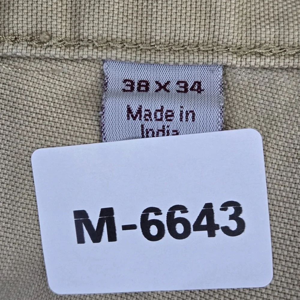 Carhartt Men Pants‎ 38X34 Beige Rugged Professional Series Flex Relaxed Canvas